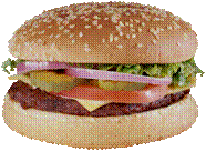 A photo shows a cheeseburger.