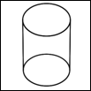 The figure shows a transparent cylinder.