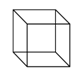 The figure shows a transparent cube.